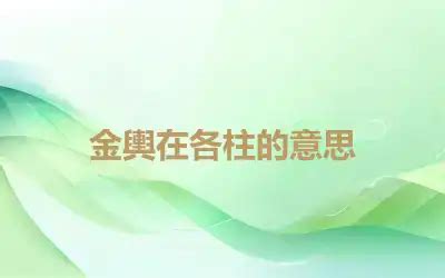 金輿貴人|八字神煞解析——金輿